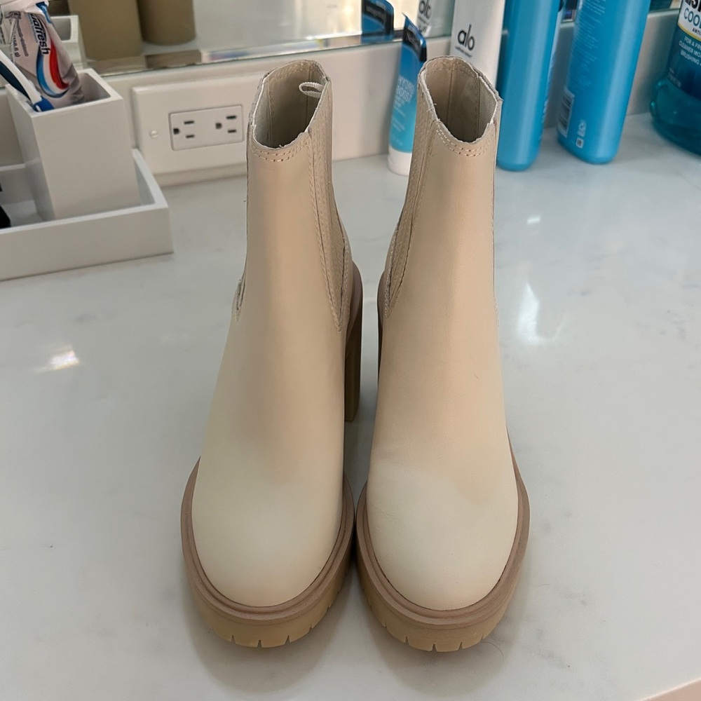 Dolce Vita Caster H2O Lug Sole Cheslea Heeled Booties